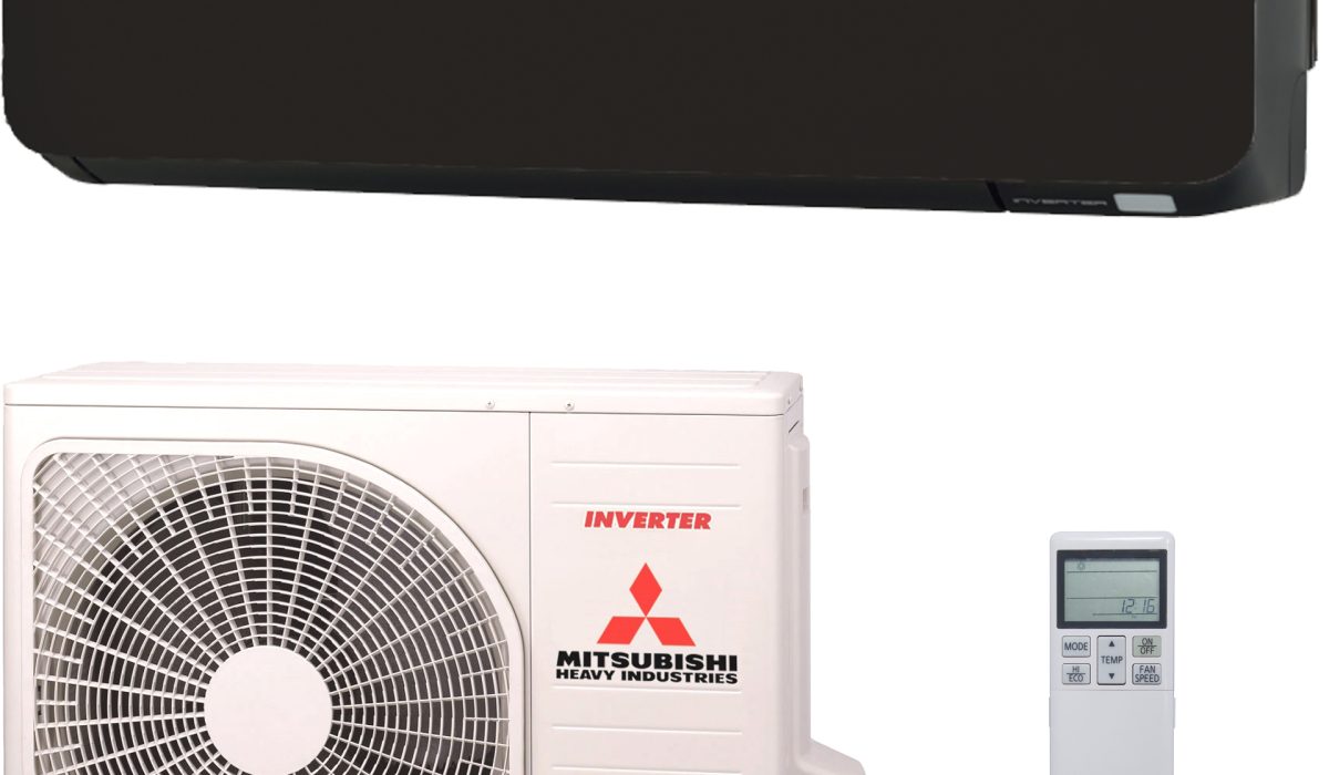 Mitsubishi SRK-ZS-WFB Zwart RAL9005 (mat) inclusief ingebouwde wifi-module. www.airco-kopen.nu