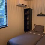 LG DUALCOOL AI AIR 2,5 kW airco gemonteerd op slaapkamer in vakantiewoning Noordwolde