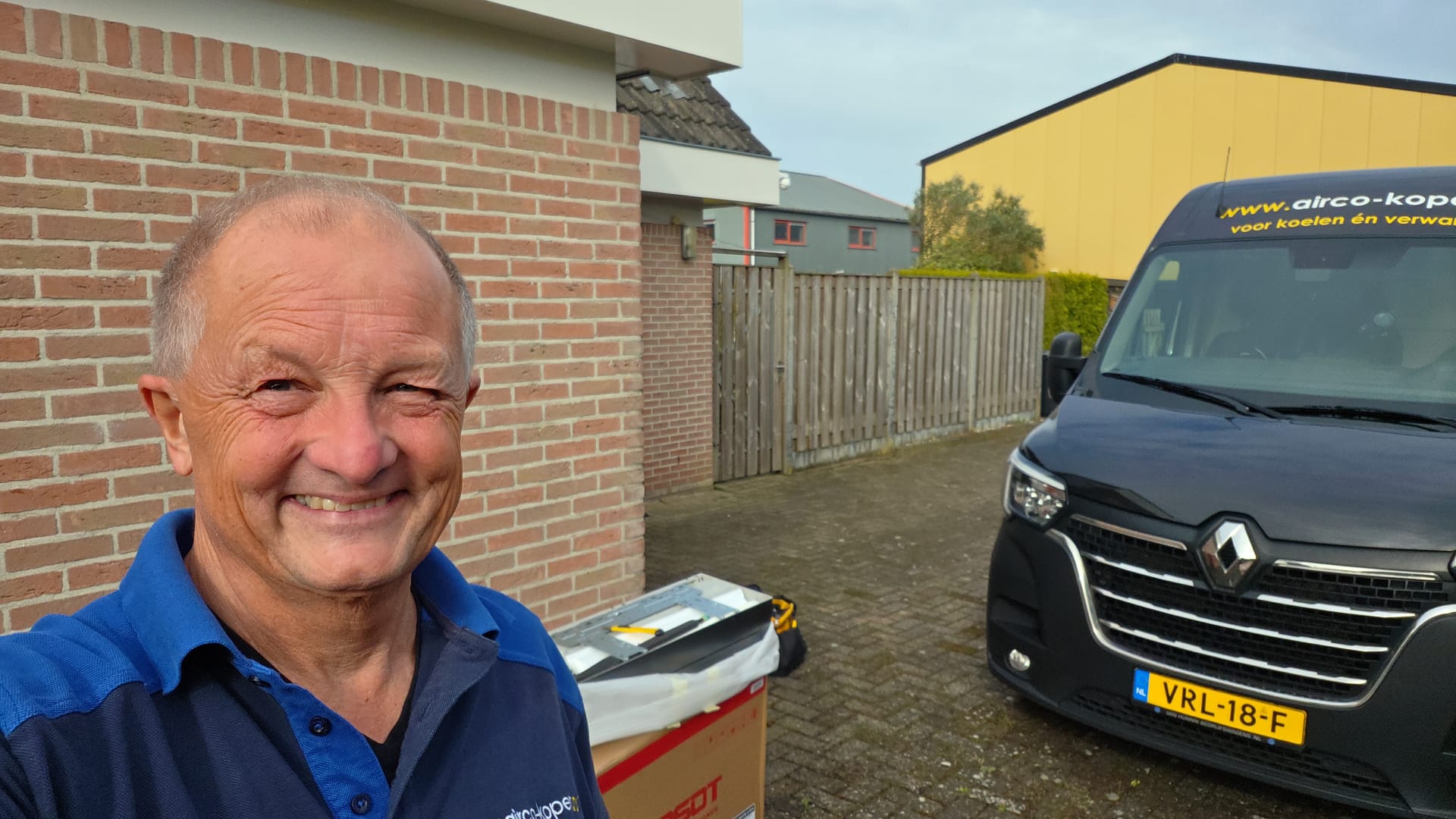 Airco-Kopen.nu monteert Tosot CLIVIA airco in Swifterbant met buitenunit naast woning