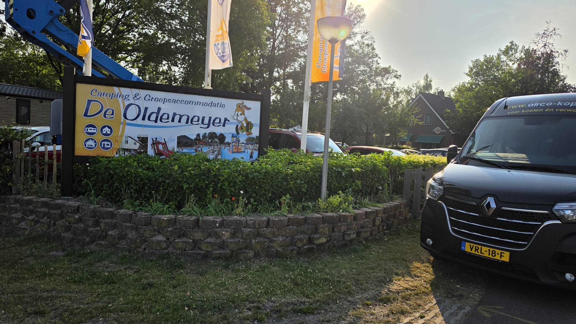 Entree van Camping De Oldemeyer in Hardenberg